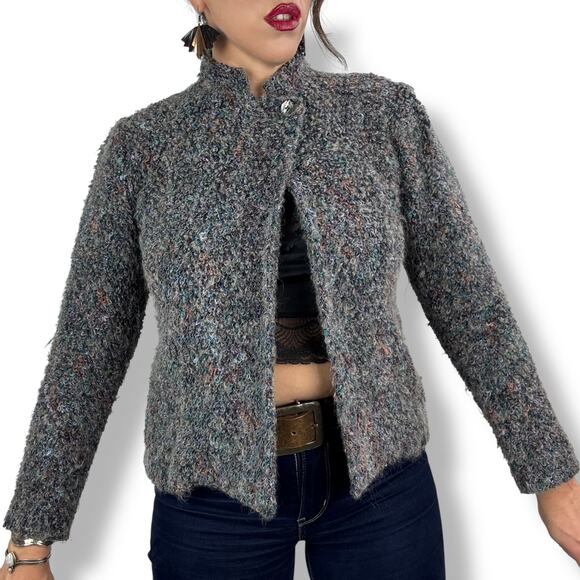 90's IT'S MAGIC by TONI GARMENT mohair single button cardigan - Picture 16 of 17